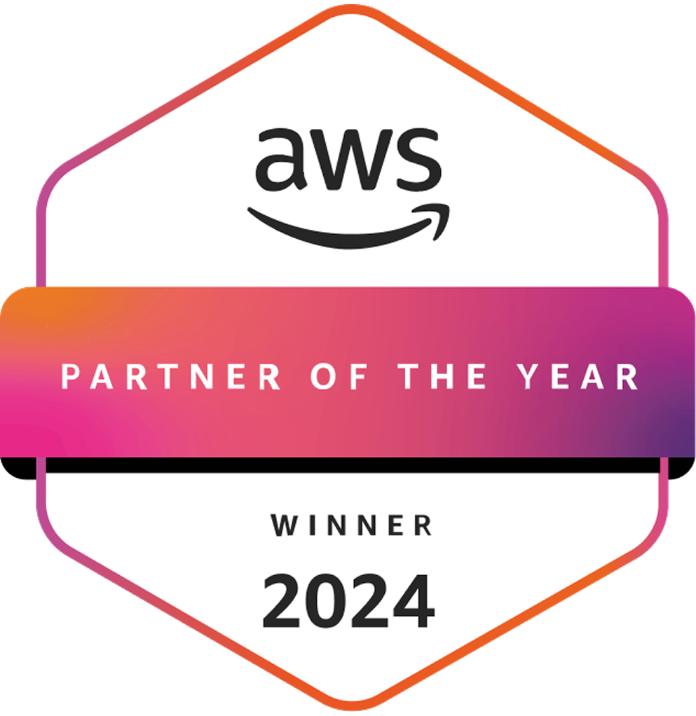AWS Partner of the Year 2024 winner badge